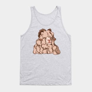 Long haired pink sheep Tank Top